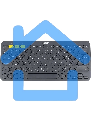 Клавиатура Logitech K380 беспроводная, Bluetooth, темно-серый