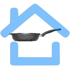 Сковорода Гранит black 24802 24см