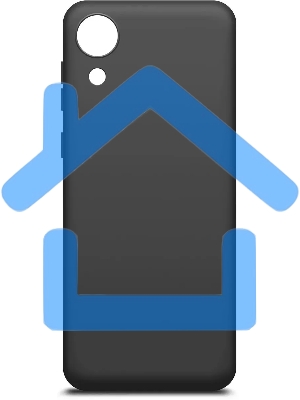 Чехол (клип-кейс) BoraSCO Silicone Case для Samsung Galaxy A03 Core черный (матовый)