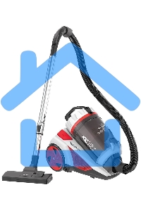 Пылесос Viconte VC-397 белый/красный, 600/3000 Вт, уборка сухая, пылесборник контейнер 2.2 л