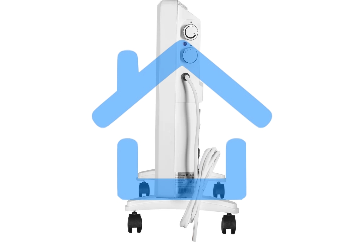 Конвектор Ресанта ОК-2500 белый, 2500 Вт, 30 м2, термостат