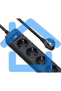 Сетевой фильтр QUMO Power Bar 5SP4U (P-0005), черный