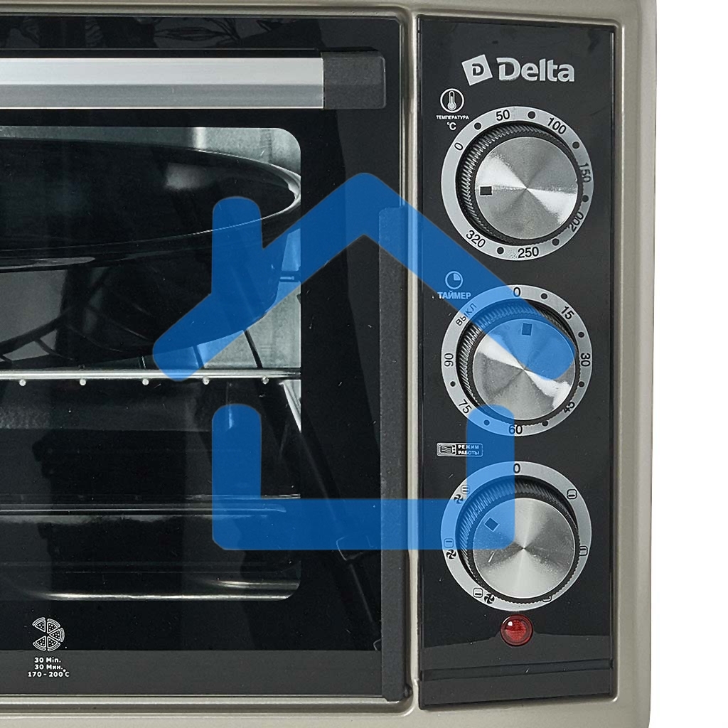 Мини-печь DELTA D-533 серая