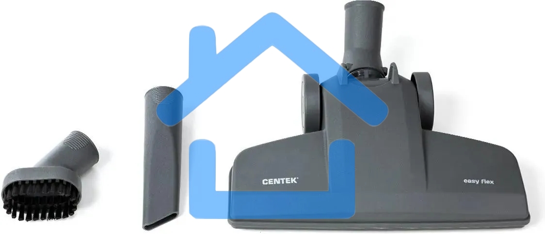 Пылесос вертикальный Centek CT-2565 синий, питание от сети, 200 Вт, уборка сухая, пылесборник 1.2 л