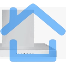 Вытяжка встраиваемая Gefest BO 3606 C белый, 60 см, 1000 куб. м/ч, 78 дБ