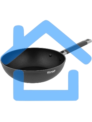 Сковорода ВОК Rondell Stolz RDA-1771, 28см, без крышки, серый