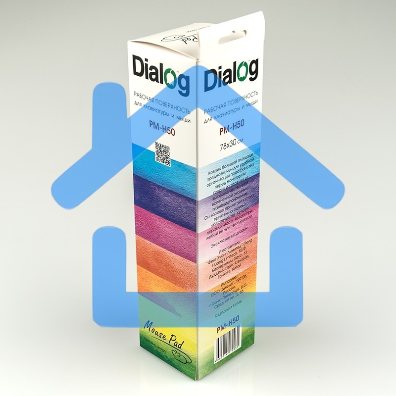 Игровая поверхность для клавиатуры и мыши Dialog PM-H50, черная, размер 700х300х3мм