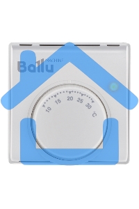 Комплект обогреватель инфракрасный Ballu BIH-GTW-0.8 + BMT-1 белый, 800 Вт, 16 м2, термостат