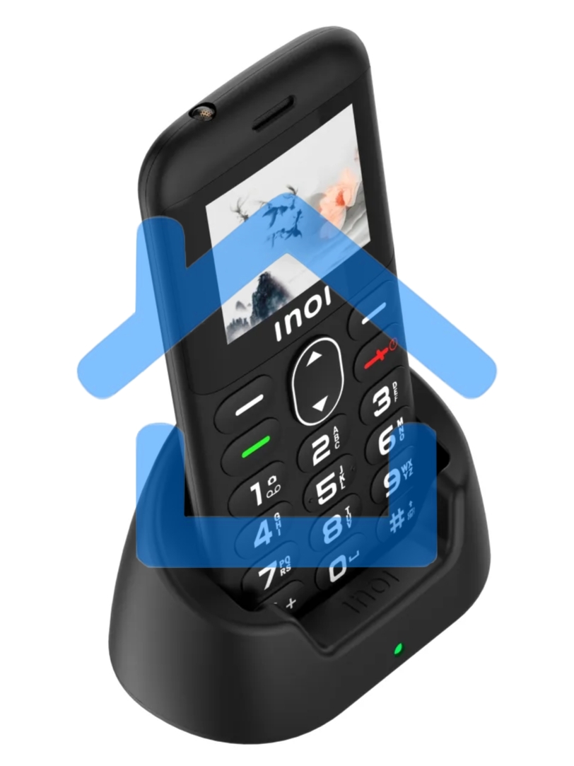 Мобильный телефон INOI 148 Senior 4G черный
