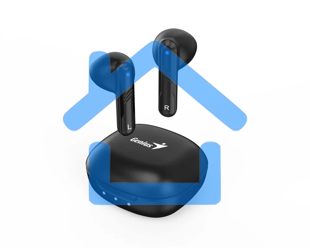 Гарнитура Genius TWS HS-M905BT /внутриканальные/Bluetooth 5.3Type-C/черный