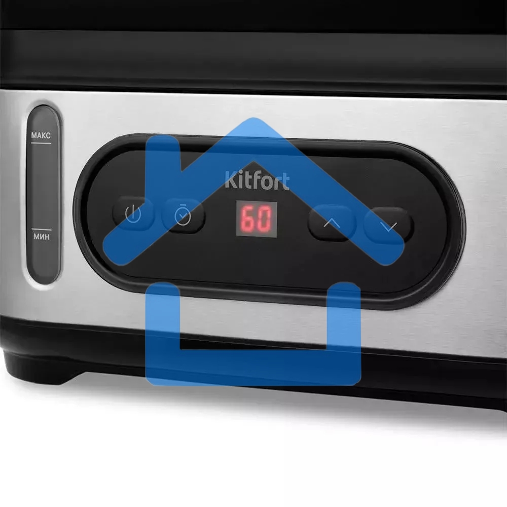 Пароварка Kitfort КТ-4082 3ярус. 800Вт серебристый
