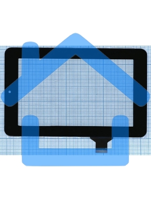 Сенсорное стекло (тачскрин) J2 HLD-GG705S R1, черное