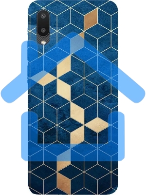 Чехол (клип-кейс) Gresso для Samsung Galaxy A02 Meridian синий (GR17AAAE8920)