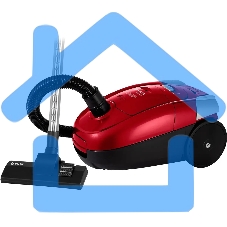 Пылесос Vitek VT-1820 красный/черный, 400/2200 Вт, уборка сухая, пылесборник мешок 4 л