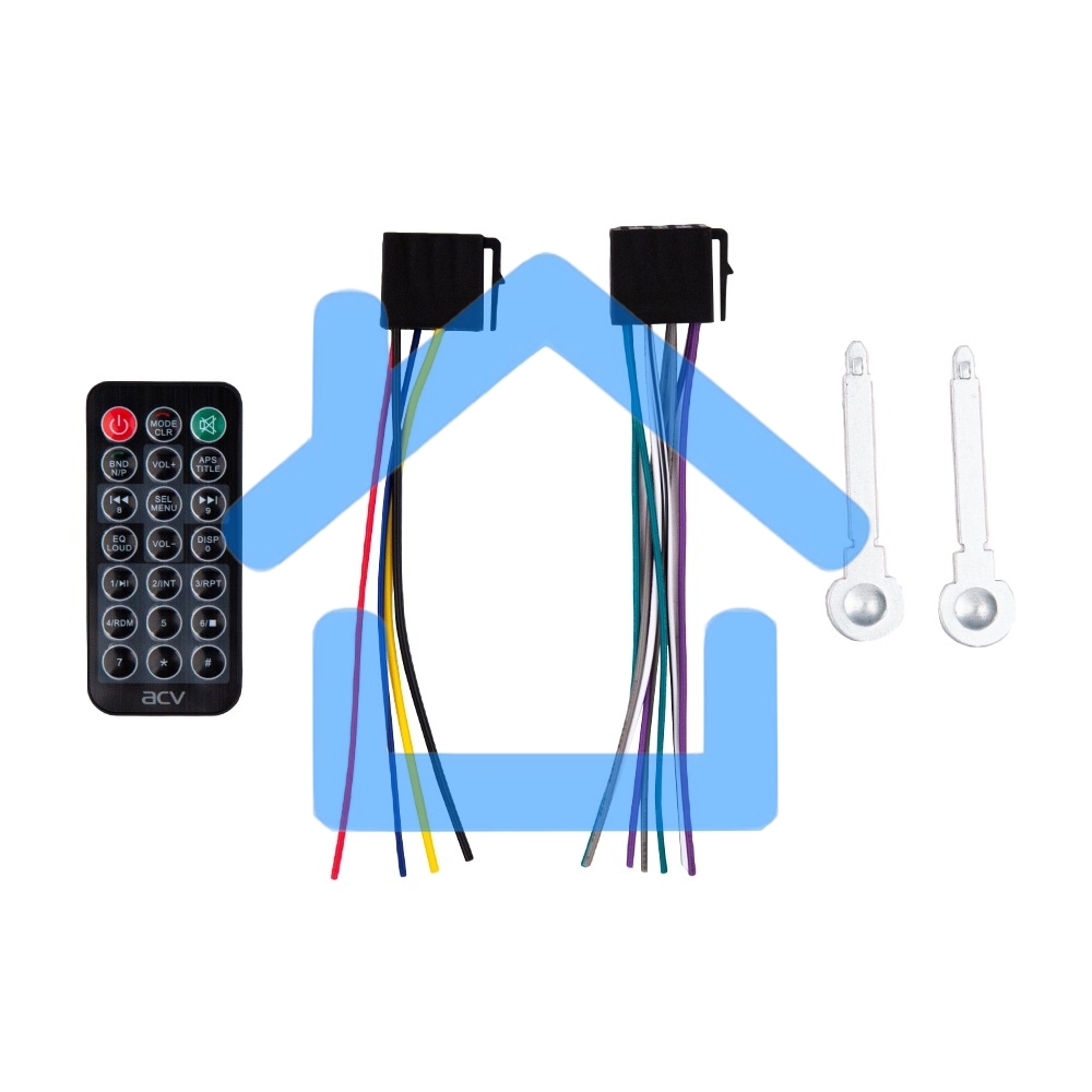 Автомагнитола ACV AVS-601UBM 1DIN 4x50Вт AUX 3 (43340)