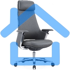 Кресло руководителя Cactus CS-LBK-KYOTO кожа, крестов. алюминий