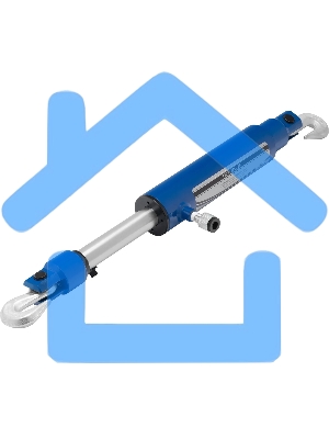 Цилиндр гидравлический Stels 51362 10 т, стяжной усиленный с крюками