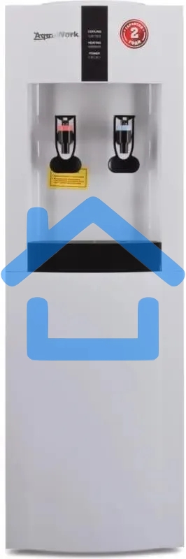 Кулер Aqua Work 16-LDR напольный электронный белый/черный