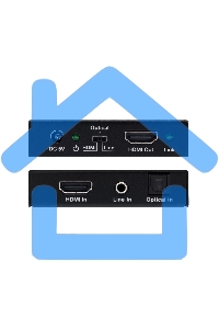 Эмбеддер HDMI 4K60 Infobit iTrans AE01 HDCP 2.2, RCA и оптический выход
