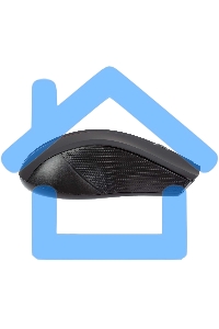 Мышь беспроводная HIPER HOMW-073 черный/красный, 1000 dpi, радиоканал, USB, кнопки - 3