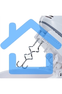 Миксер DELTA LUX DE-7901C белый с серым