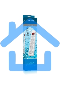 Сетевой фильтр Smartbuy (SBSP-5-30-W) 5 гн х 3,0 м белый