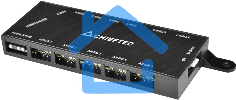 Компьютерный корпус CHIEFTEC HUNTER GS-01B-OP без БП, боковая панель из закаленного стекла, 3xARGb LED 120мм вентилятора спереди, 1xARGb LED 120мм вентилятор сзади, черный, ATX