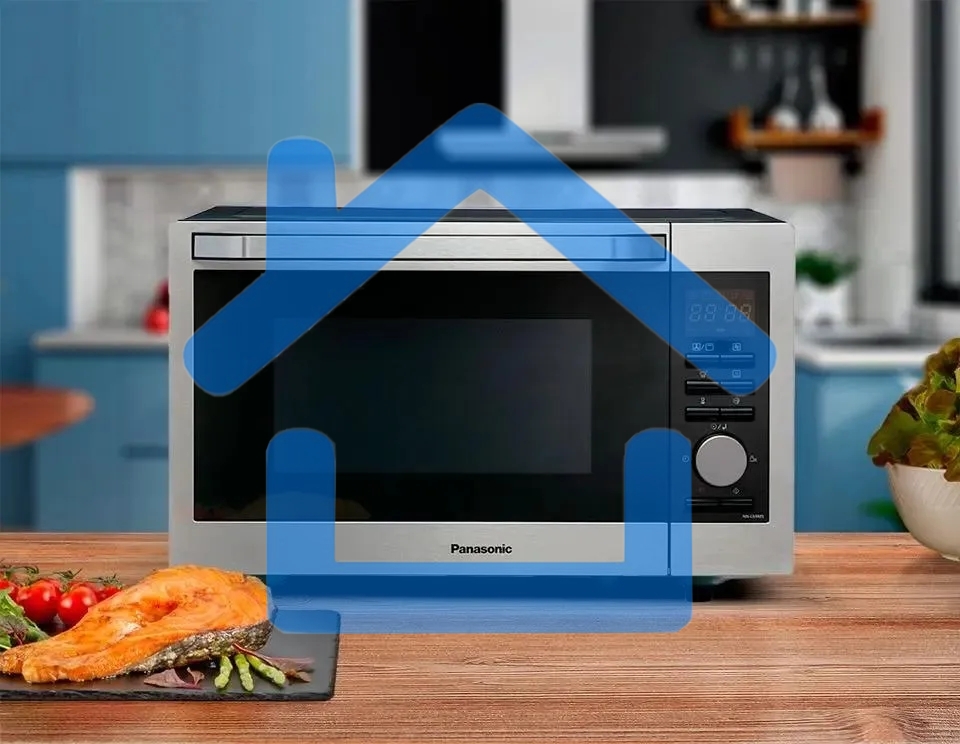 Микроволновая печь Panasonic NN-C69MSZPE нержавеющая сталь/черный 30л 1000Вт поворотный механизм, кнопки