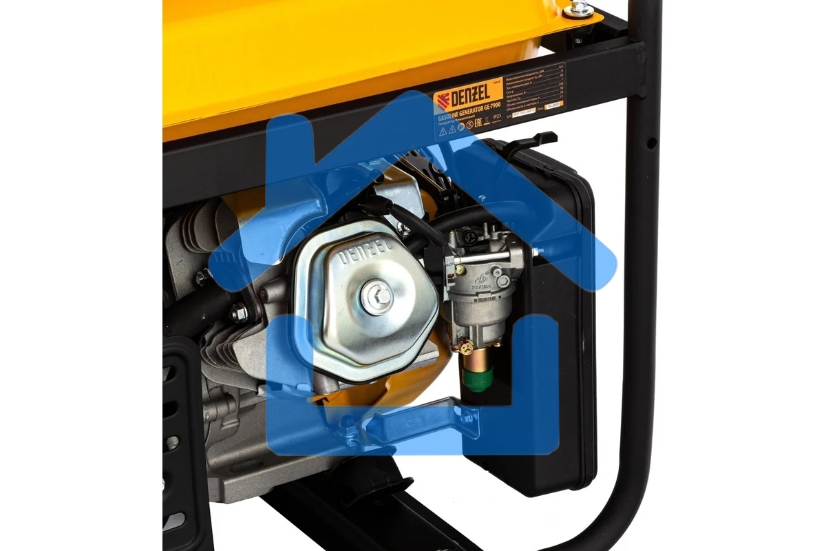 Электрогенератор бензиновый Denzel GE 7900, 6.5 кВт, 97 дБ, 74 кг