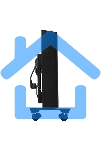 Конвектор Denzel XCE-2000B черный, 2000 Вт, 25 м2, термостат