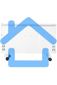 Конвектор Ресанта ОК-2500 белый, 2500 Вт, 30 м2, термостат