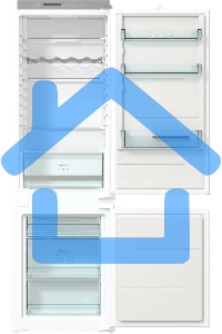 Встраиваемый холодильник Gorenje NRKI418FA0 белый, двухкамерный, 180/68 л., морозилка снизу, No Frost