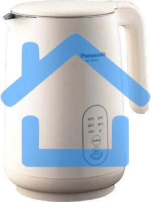 Чайник электрический Panasonic NC-CWK72A 1.5 л, 1500 Вт, полупропилен/нержавеющая сталь, бежевый
