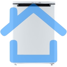 Морозильная камера Бирюса 514 белый 110л, 4 ящика