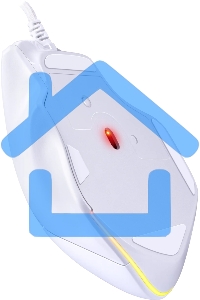 Мышь проводная REDRAGON Bullseye белый, 12400 dpi, USB, кнопки - 8