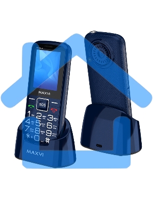 Мобильный телефон Maxvi B21ds up синий