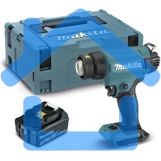 Тепловой пистолет (фен) аккумуляторный LXT 18В, 550 град, кейс MakPac,насадки (1х5А·ч)