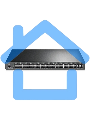 Коммутатор 48-port Gigabit PoE+ L2+ switch, 48 802.3af/at PoE+ ports, 4 Gb SFP slots, 1 RJ-45 + 1Micro-USB console ports, 348W PoE budget