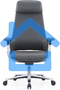 Кресло руководителя Cactus CS-LBK-KYOTO кожа, крестов. алюминий