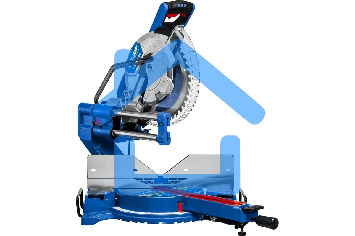 Профессионал пила торцовочная ЗУБР с протяжкой, d 305 х 30 мм, 2000 Вт ППТ-305-П