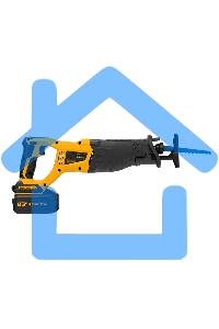 Пила сабельная аккумуляторная бесщет BRC-120, 18В Li-Ion Denzel