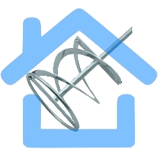 Миксер для красок и штукатурных смесей,120 х 600мм,оцинкованный,шестигранный хвостовик 10мм Denzel