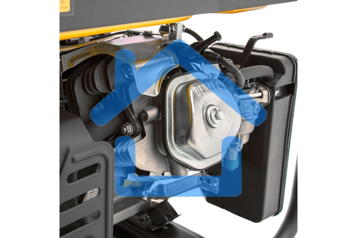 Электрогенератор бензиновый Denzel GE 7900, 6.5 кВт, 97 дБ, 74 кг
