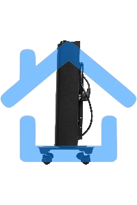 Конвектор Denzel XCE-2000B черный, 2000 Вт, 25 м2, термостат