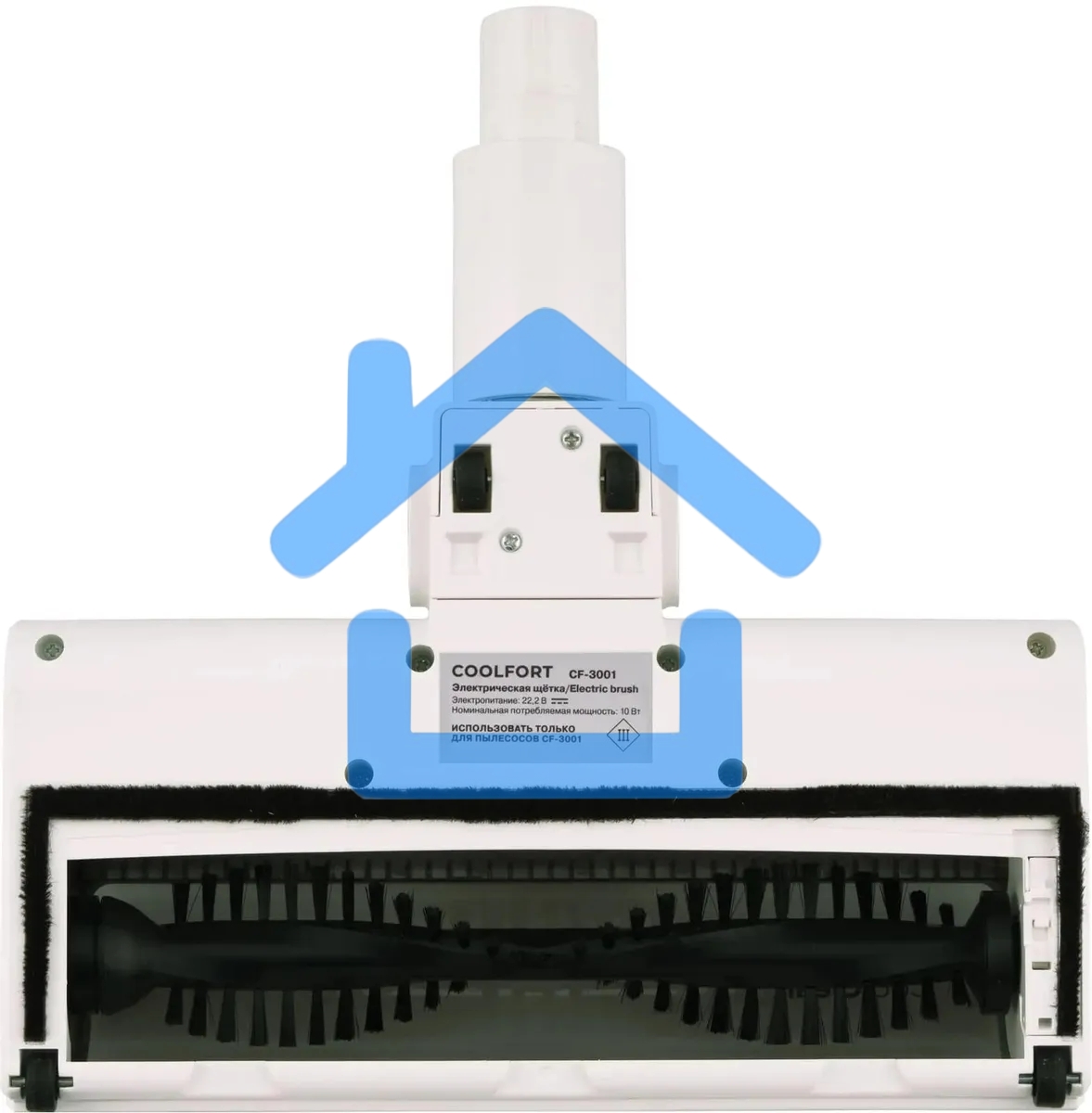 Пылесос вертикальный Coolfort CF-3001 белый, питание от аккумулятора, 150 Вт, уборка сухая, пылесборник 0.5 л, работа от АКБ max 30 мин.