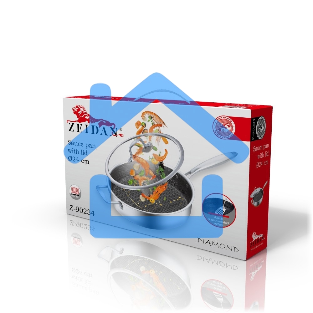 Сотейник с крышкой Zeidan Z-90234