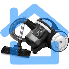 Пылесос Vitek 8142-VT-01 черный/белый, 200/1500 Вт, уборка сухая, пылесборник циклонный фильтр, 1.8 л