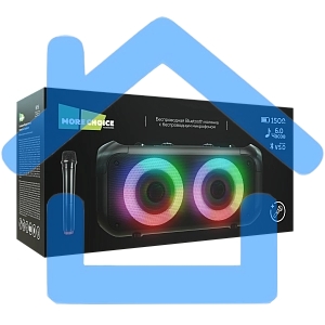 Беспроводная колонка MORE CHOICE (4620202550354) BK55 черный