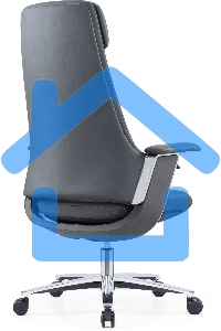 Кресло руководителя Cactus CS-LBK-KYOTO кожа, крестов. алюминий