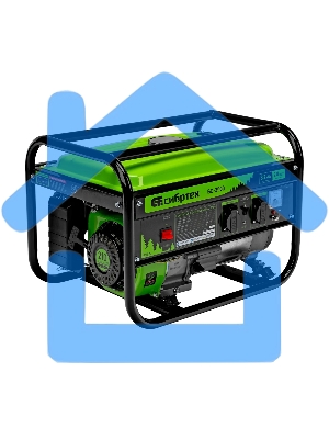 Электрогенератор бензиновый СИБРТЕХ БС-3500, 3.2 кВт, 95 дБ, 38.8